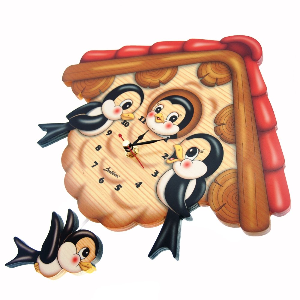 Amazon.co.jp: イタリア バルトルッチ(Bartolucci) 木製 振り子時計(大